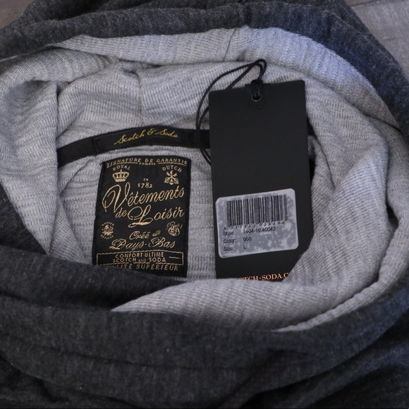 Scotch & Soda Twisted Neck Hoodie - Large - Picture 8 of 8